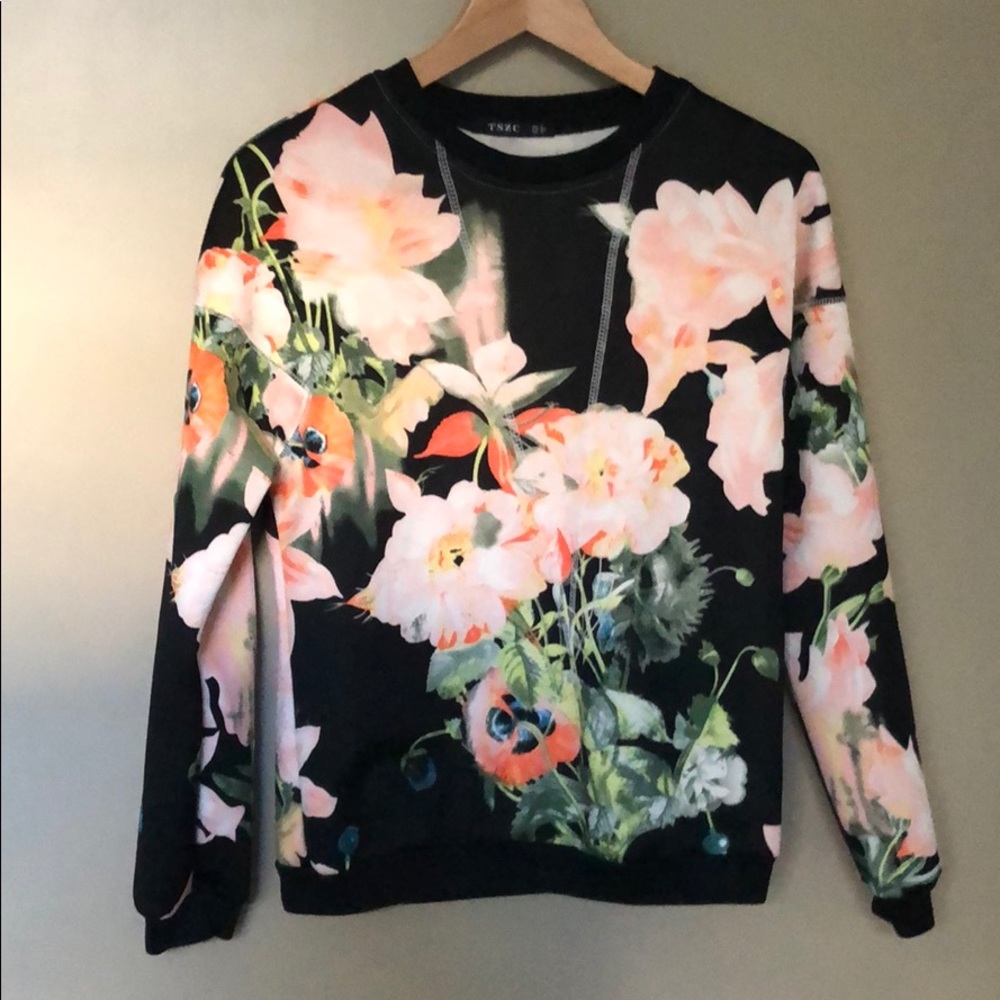 Floral sweatshirt